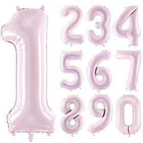 Tal Folieballon Pastel Lilla 72 cm