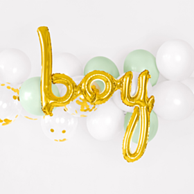 Boy Folieballon Guld