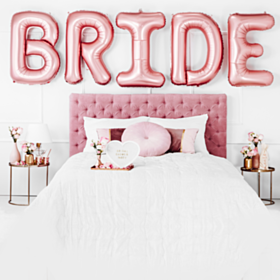 Bride Folieballoner Rosaguld