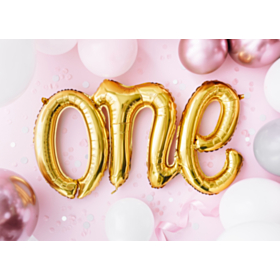 One Folieballon Guld