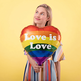 Rund Love Is Love Folieballon
