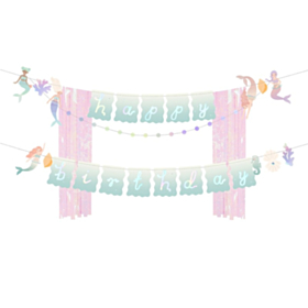 Havfrue Happy Birthday Banner