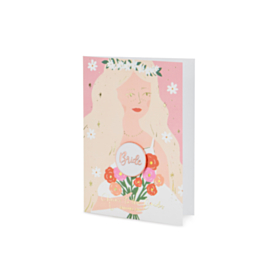 Bride Kort Med Broche
