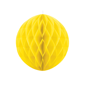 Honeycomb Papirskugle Mørk Gul