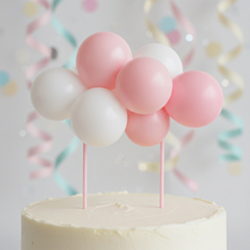 Ballon Kagetopper Lyserød