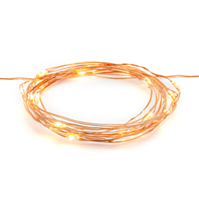 LED Lyskæde Kobber