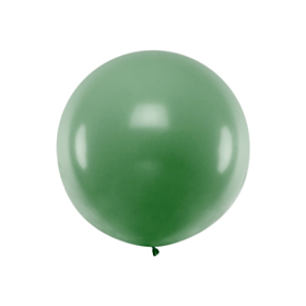 Stor Rund Ballon Mørkegrøn