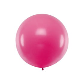 Stor Rund Ballon Pink