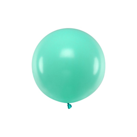 Stor Rund Ballon Pastel Mintgrøn