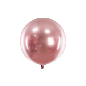 Bubble Krom Ballon Rosaguld