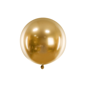 Bubble Krom Ballon Guld