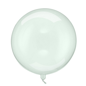 Transparent Kuglerund Ballon Grøn
