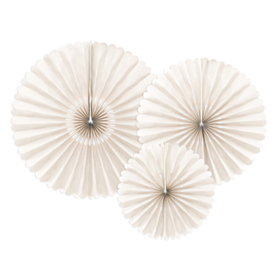 Dekorative Vifter Beige