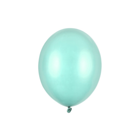 Latexballoner Metallic Mint Green