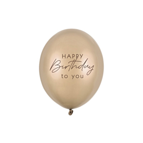 Happy Birthday To You Latexballoner Cold Gold
