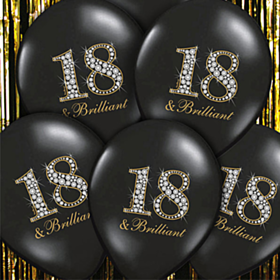 18 & Brilliant Balloner Sort