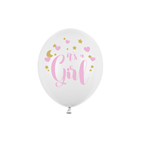 It's A Girl Balloner Lyserød