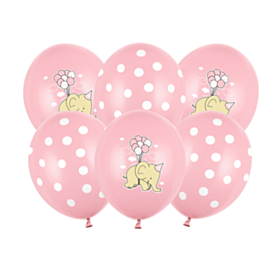 Elefant Balloner Lyserød
