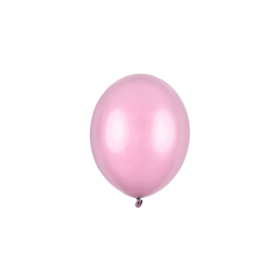 Små Balloner Metallic Candy Pink