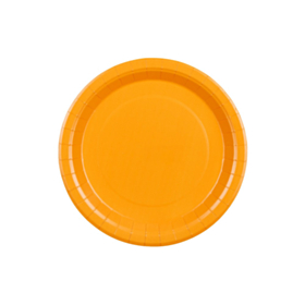 Paptallerkener Lys Orange