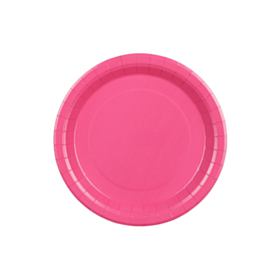 Paptallerkener Pink