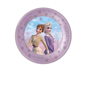 Frozen® Genanvendelige Plasttallerkener