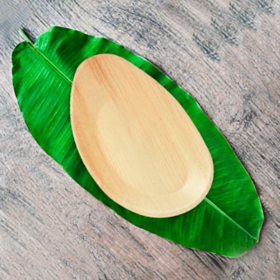 Palmeblade Tallerkener Ovale Eco