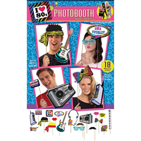 80'er Photobooth Selfie Props