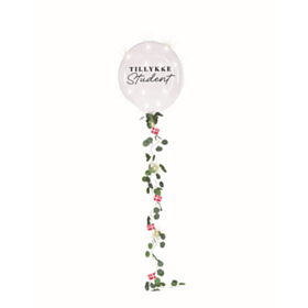 Tillykke Student LED Ballon & Ballonhale