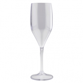 Premium Plastik Champagneglas