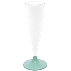 Plast Champagneglas Mintgrøn