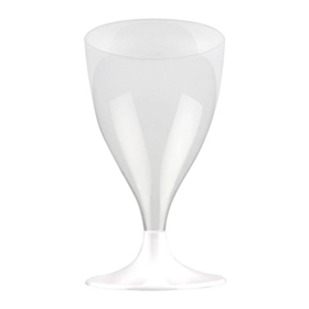 Genanvendelige Champagneglas Hvid