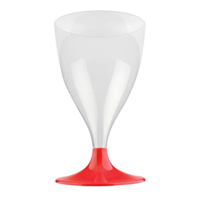 Genanvendelige Champagneglas Rød