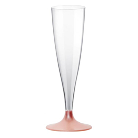 Tynde Champagneglas Rosaguld