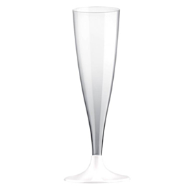 Tynde Champagneglas Hvid