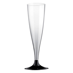 Tynde Champagneglas Sort