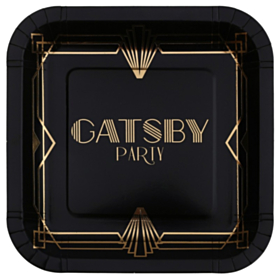 Gatsby Party Paptallerkener