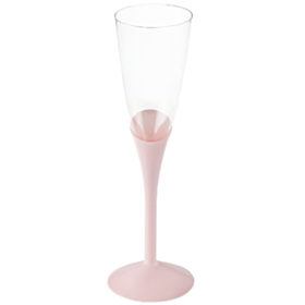 Flute Skrå Champagneglas Lyserød