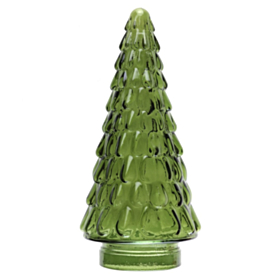 Glas Juletræ Grøn