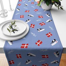 Student Bordløber Lyseblå