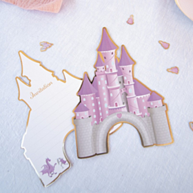 Prinsesseslot Invitationer