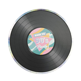 Vinylplade 90'er Paptallerkener