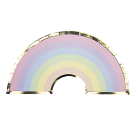 Pastel Regnbue Tallerkener