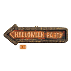 3D Halloween Skilt