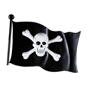 Plastik Piratflag
