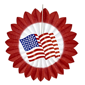 USA Rosette Rød