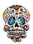 Oppustelig Day Of The Dead Kranie