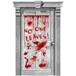 No One Leaves! Dørdekoration