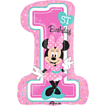 Minnie Mouse® Fødselsdag Folieballlon