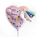 Hjerte Mother's Day Sommerfugl Folieballon
